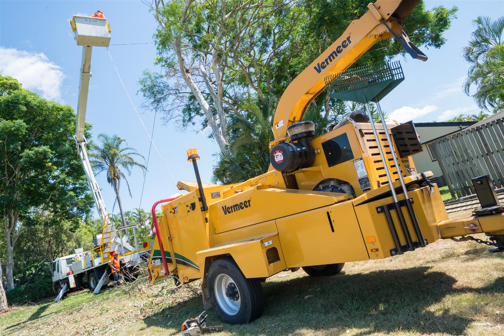 Vermeer Chipper & Cherry Picker Brisbane Tree Equipment Hire